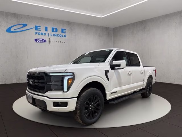 2026 Star White Metallic TC Ford F-150 Lariat Black Appearance 4X4 Truck