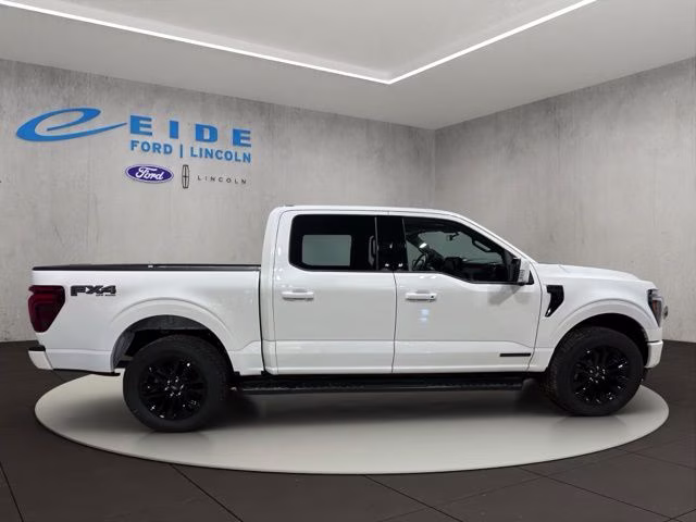 2026 Star White Metallic TC Ford F-150 Lariat Black Appearance 4X4 Truck
