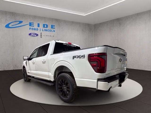2026 Star White Metallic TC Ford F-150 Lariat Black Appearance 4X4 Truck
