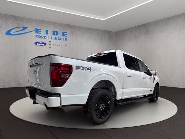 2026 Star White Metallic TC Ford F-150 Lariat Black Appearance 4X4 Truck