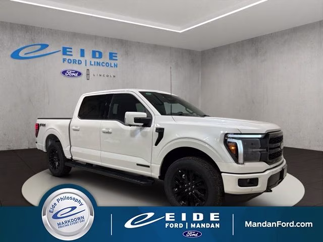 2026 White Metallic Ford F-150 Lariat 4X4 Truck