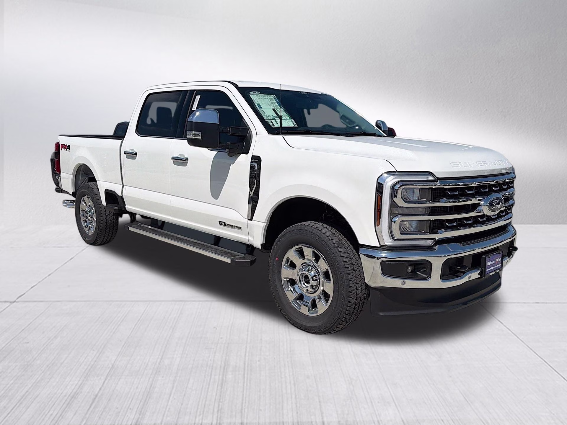 2026 Star White Metallic Tri-Coat Ford Super Duty F-250 SRW Lariat 4X4 Truck