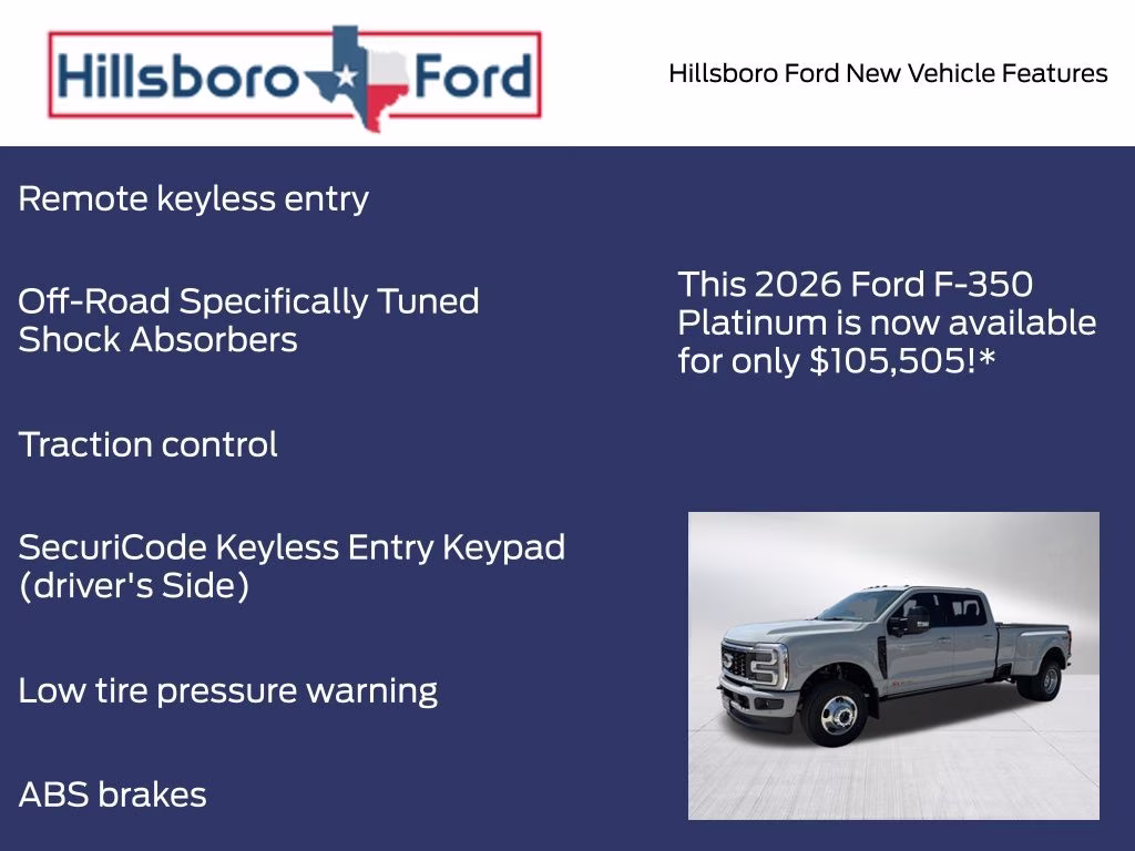 2026 Avalanche Ford Super Duty F-350 DRW Platinum 4X4 Truck