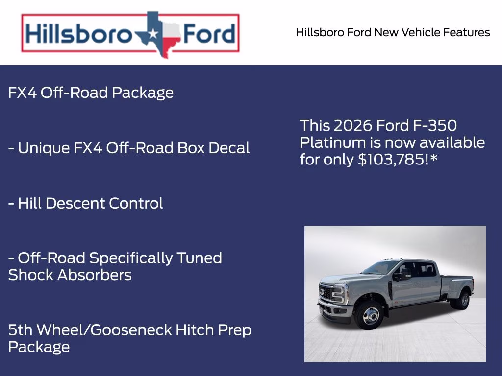 2026 Avalanche Ford Super Duty F-350 DRW Platinum 4X4 Truck