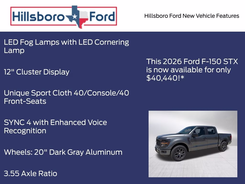2026 Carbonized Gray Metallic Ford F-150 STX RWD Truck
