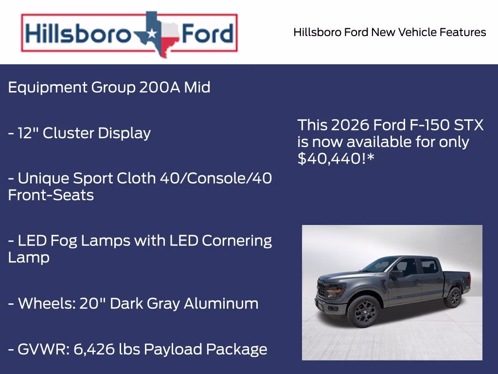 2026 Carbonized Gray Metallic Ford F-150 STX RWD Truck