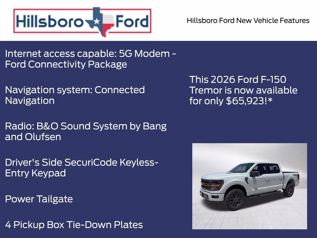 2026 Avalanche Ford F-150 Tremor 4X4 Truck