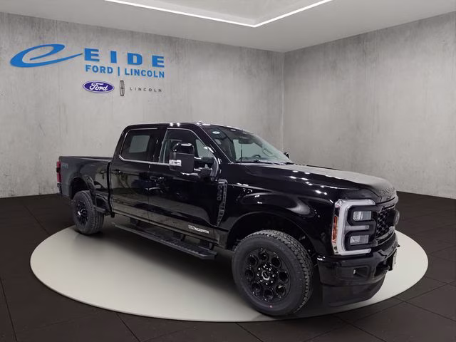 2026 Agate Black Metallic Ford Super Duty F-350 SRW Lariat Black Appearance 4X4 Truck
