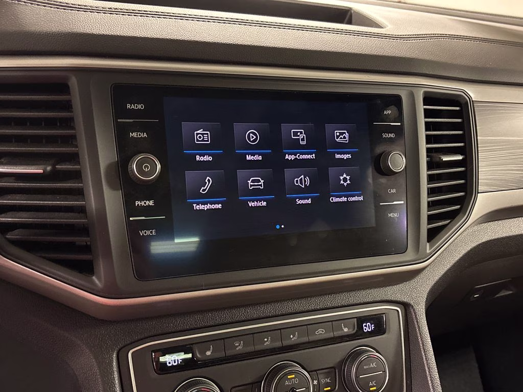 2020 Deep Black Volkswagen Atlas Cross Sport 3.6L V6 SE w/Technology AWD SUV