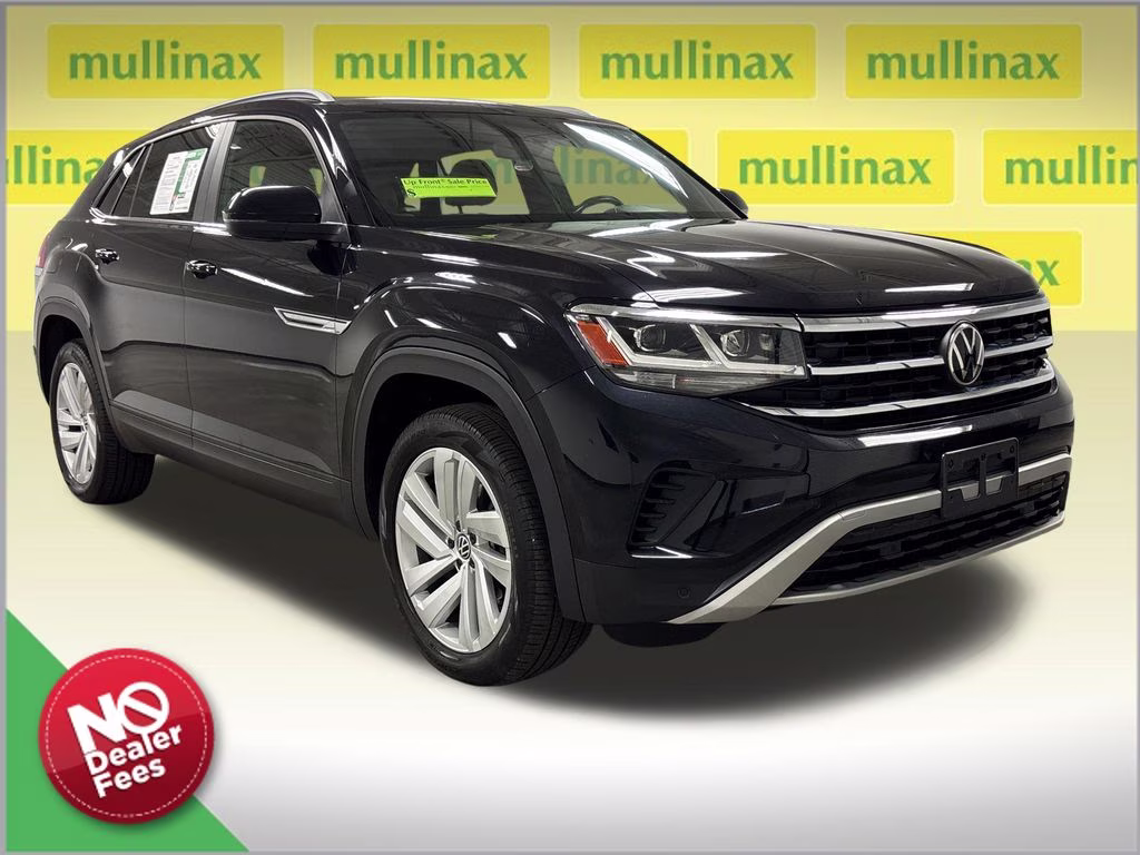 2020 Deep Black Volkswagen Atlas Cross Sport 3.6L V6 SE w/Technology AWD SUV