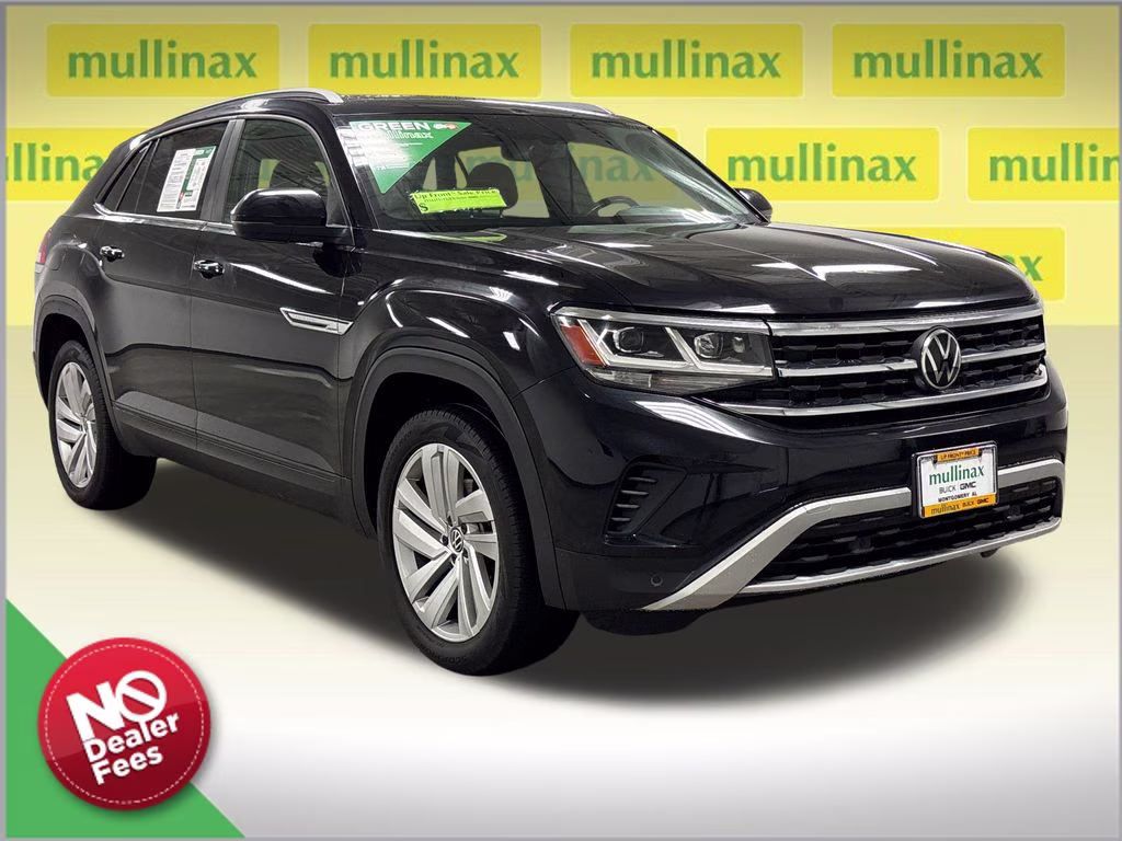 2020 Deep Black Volkswagen Atlas Cross Sport 3.6L V6 SE w/Technology AWD SUV