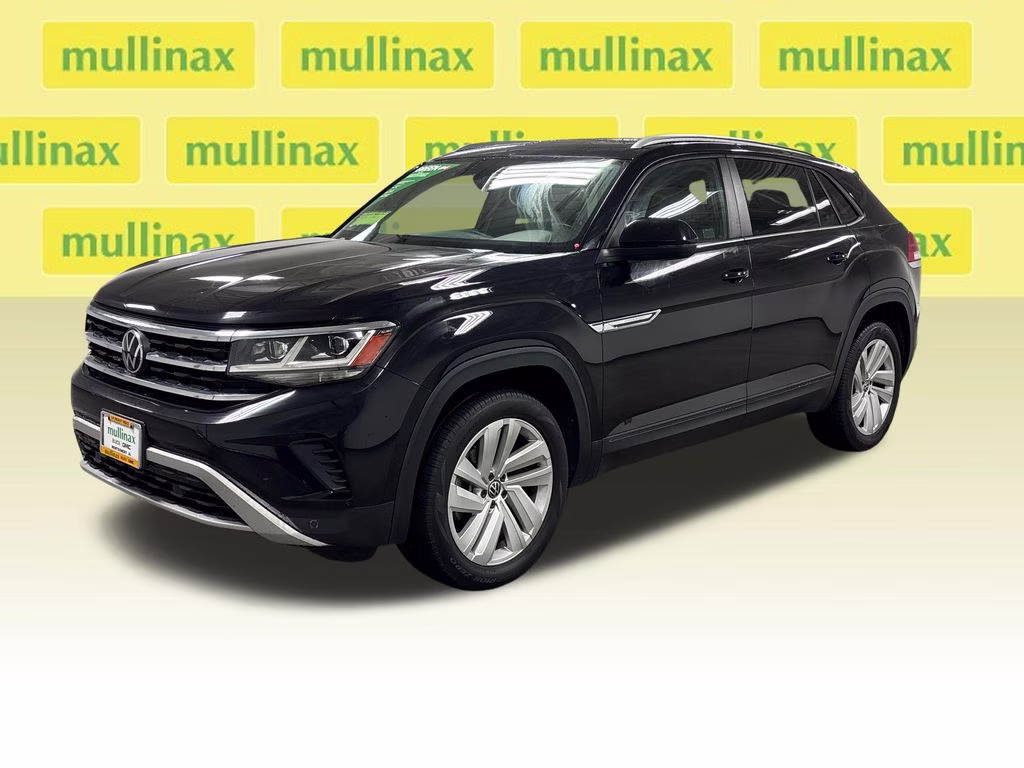 2020 Deep Black Volkswagen Atlas Cross Sport 3.6L V6 SE w/Technology AWD SUV
