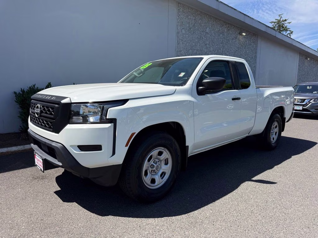 2023 Glacier White Nissan Frontier S RWD Truck
