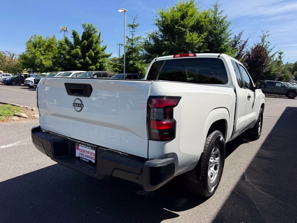 2023 Glacier White Nissan Frontier S RWD Truck