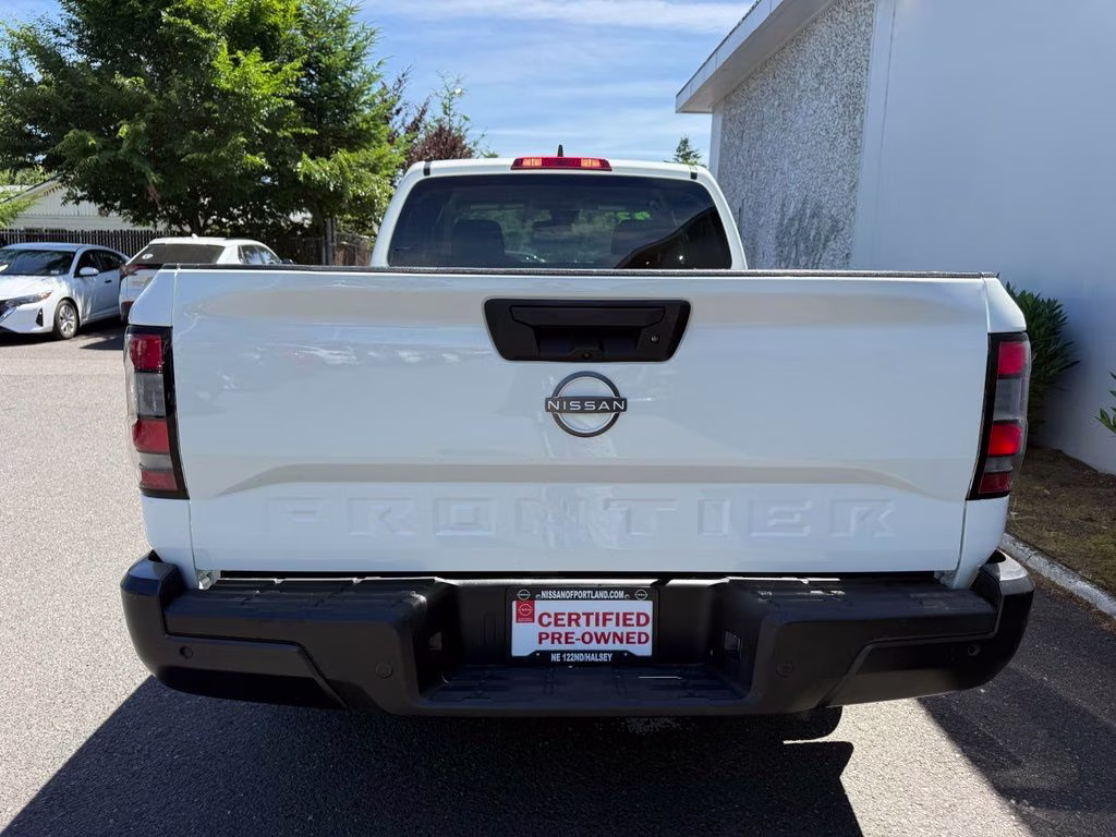 2023 Glacier White Nissan Frontier S RWD Truck