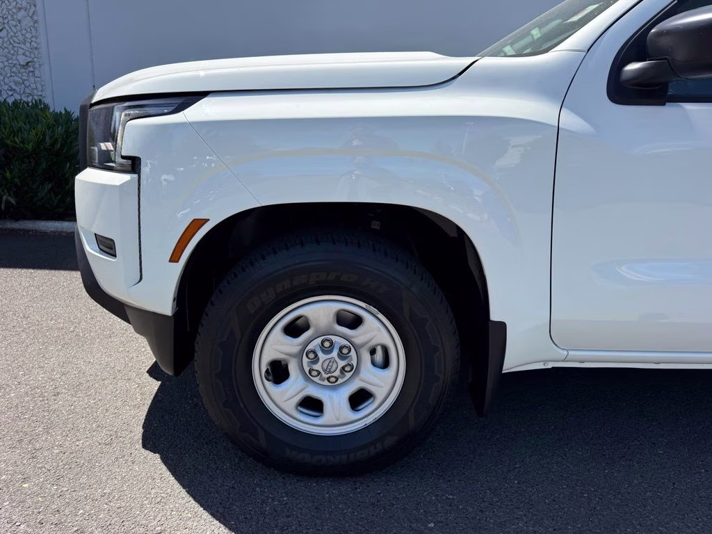 2023 Glacier White Nissan Frontier S RWD Truck