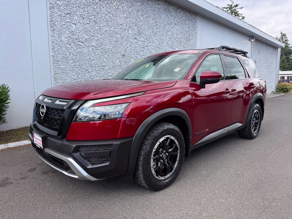 2023 Scarlet Ember Tintcoat Nissan Pathfinder Rock Creek 4X4 SUV