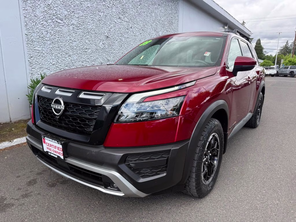 2023 Scarlet Ember Tintcoat Nissan Pathfinder Rock Creek 4X4 SUV