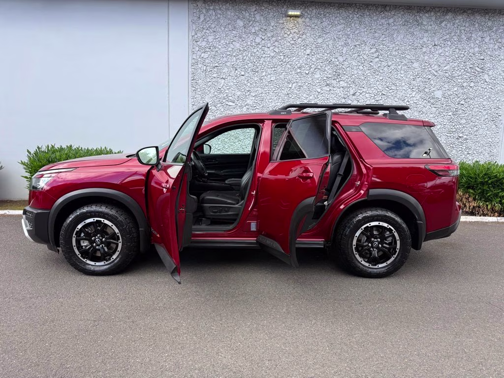 2023 Scarlet Ember Tintcoat Nissan Pathfinder Rock Creek 4X4 SUV