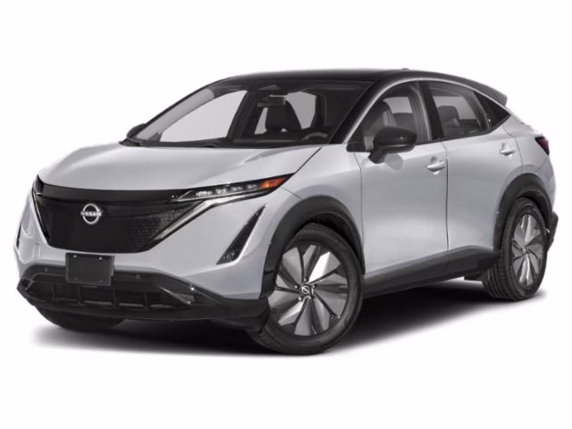 2023 Brilliant Silver Metallic/Black Diamond Pearl Nissan ARIYA ENGAGE+ e-4ORCE AWD SUV