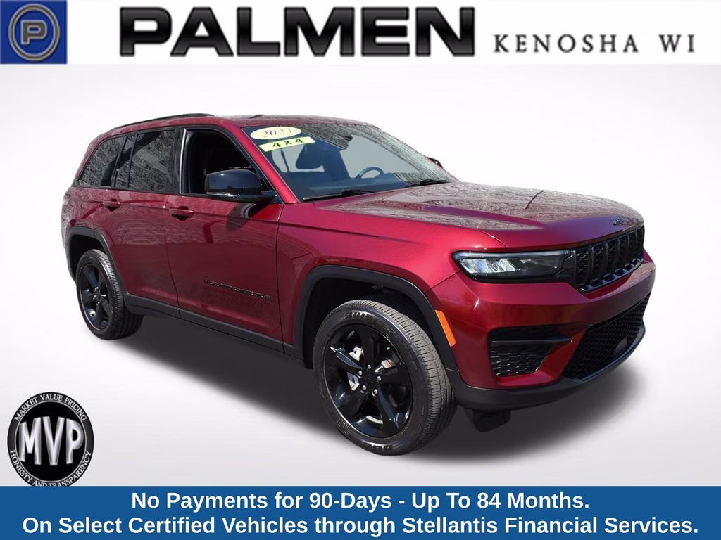 2023 Velvet Red Pearlcoat Jeep Grand Cherokee Altitude X 4X4 SUV