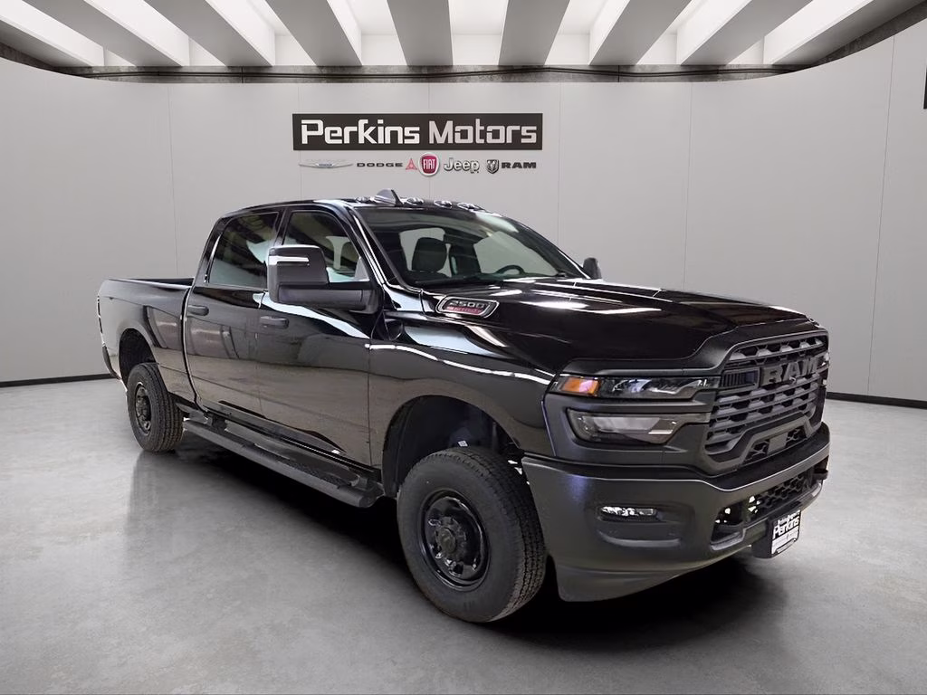 2025 Diamond Black Crystal Pearlcoat Ram 2500 Tradesman 4X4 Truck