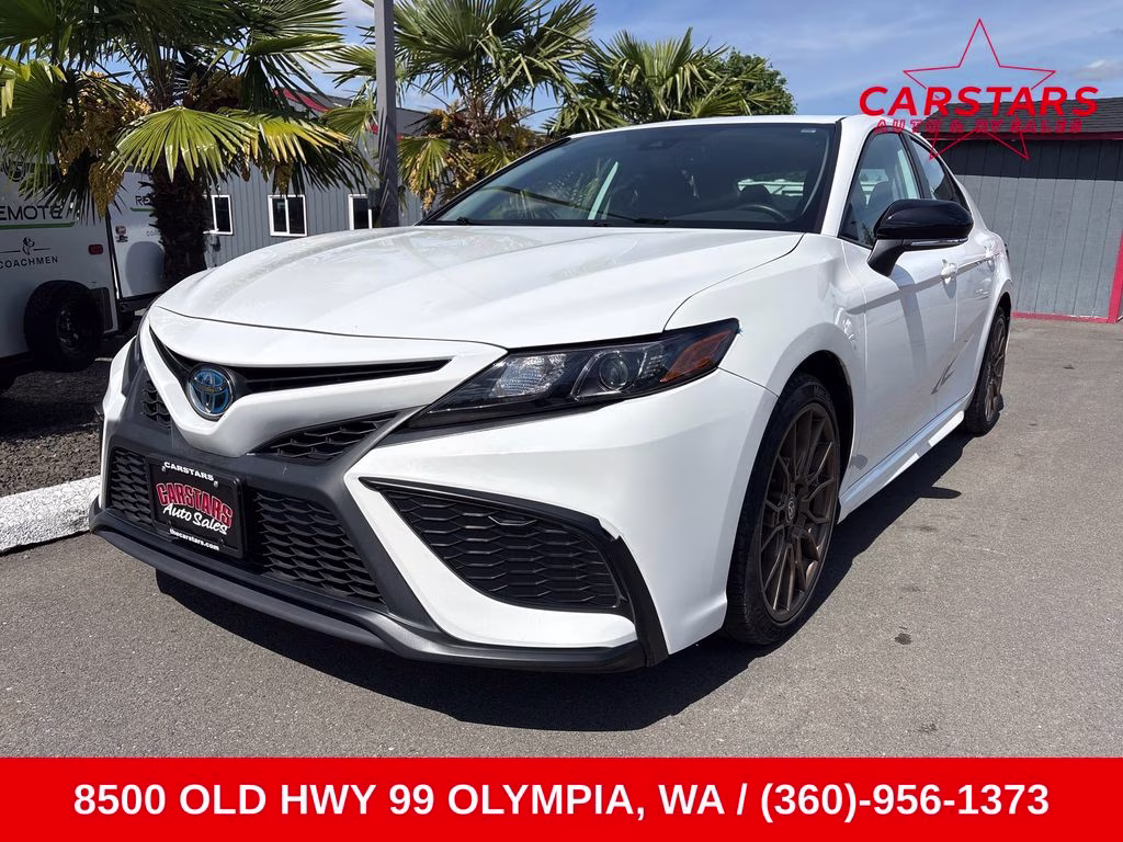 2023 Ice Toyota Camry Hybrid SE FWD Sedan