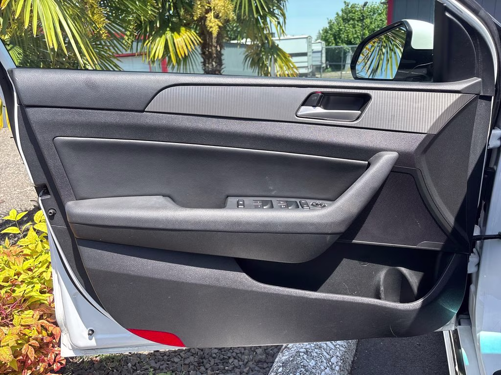 2019 Quartz White Pearl Hyundai Sonata Sport FWD Sedan