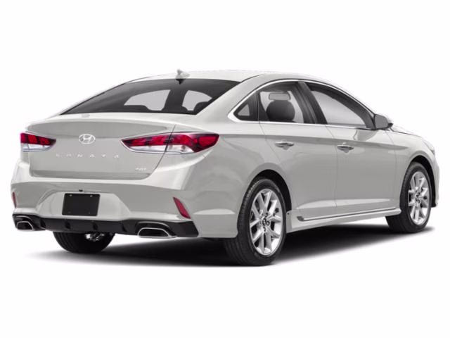 2019 Quartz White Pearl Hyundai Sonata Sport FWD Sedan