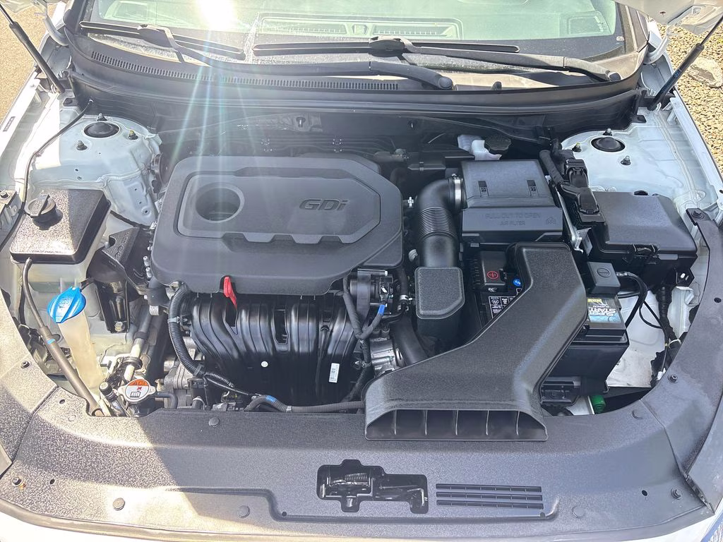 2019 Quartz White Pearl Hyundai Sonata Sport FWD Sedan