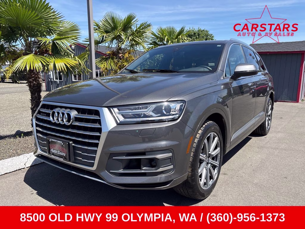 2018 Gray Audi Q7 3.0T Premium Plus AWD SUV