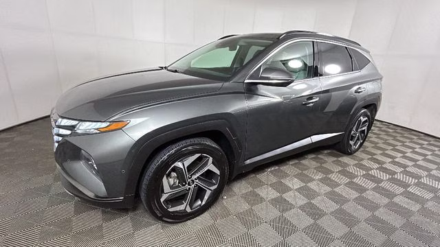 2022 Amazon Gray Hyundai Tucson Limited AWD SUV