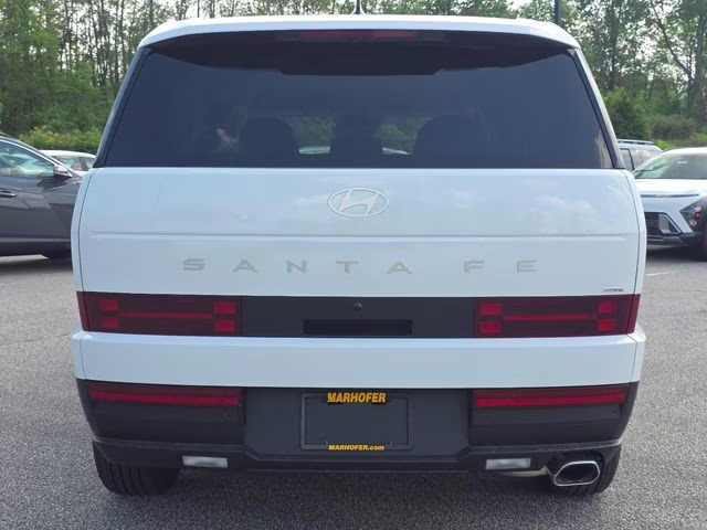 2026 Serenity White Hyundai Santa Fe SE AWD SUV