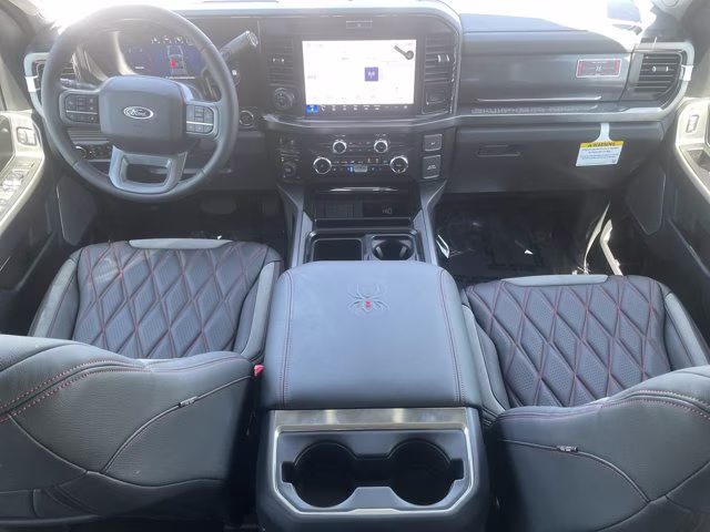 2026 Ruby Red Metallic Tinted Clearcoat Ford Super Duty F-250 SRW Black Widow Lift 4X4 Truck