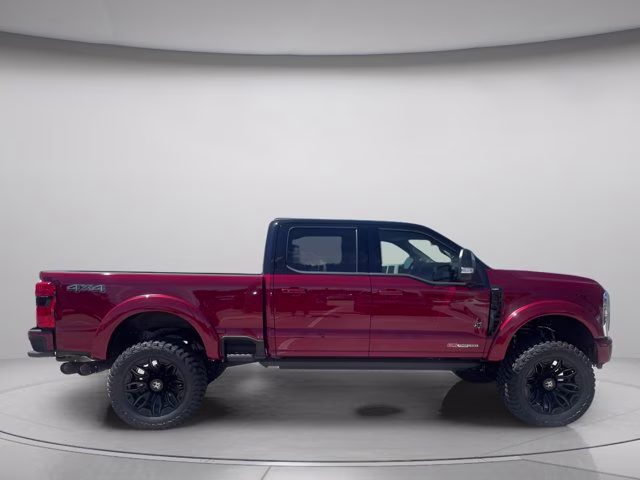 2026 Ruby Red Metallic Tinted Clearcoat Ford Super Duty F-250 SRW Black Widow Lift 4X4 Truck