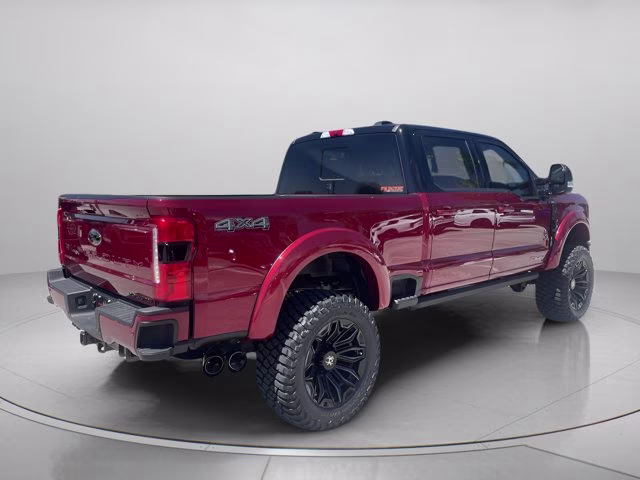 2026 Ruby Red Metallic Tinted Clearcoat Ford Super Duty F-250 SRW Black Widow Lift 4X4 Truck