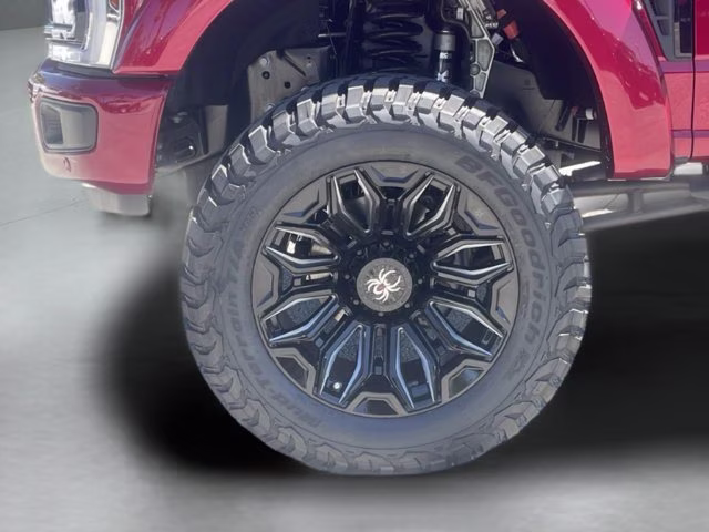 2026 Ruby Red Metallic Tinted Clearcoat Ford Super Duty F-250 SRW Black Widow Lift 4X4 Truck