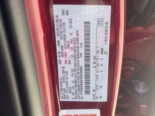 2026 Ruby Red Metallic Tinted Clearcoat Ford Super Duty F-250 SRW Black Widow Lift 4X4 Truck