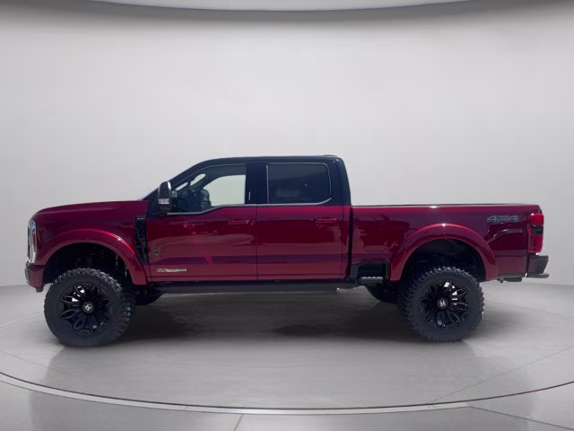 2026 Ruby Red Metallic Tinted Clearcoat Ford Super Duty F-250 SRW Black Widow Lift 4X4 Truck