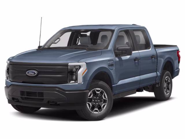 2023 Azure Gray Metallic Ford F-150 Lightning Pro AWD Truck