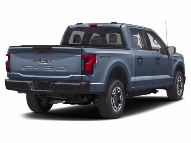2023 Azure Gray Metallic Ford F-150 Lightning Pro AWD Truck