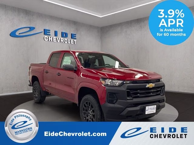 2026 Radiant Red Tintcoat Chevrolet Colorado Work Truck 4X4 Truck