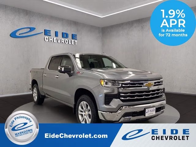 2026 Sterling Gray Metallic Chevrolet Silverado 1500 LTZ 4X4 Truck