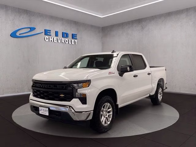 2026 Summit White Chevrolet Silverado 1500 WT 4X4 Truck