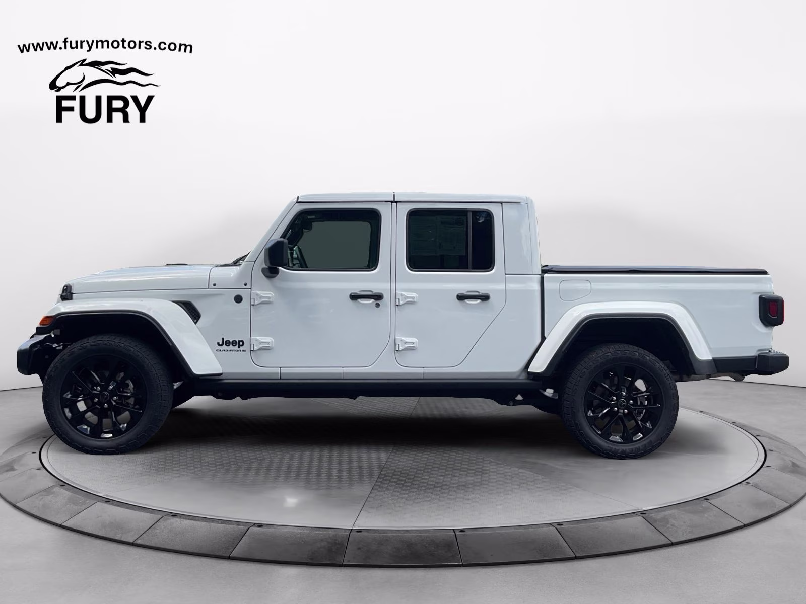 2024 Bright White Clearcoat Jeep Gladiator Sport 4X4 Truck