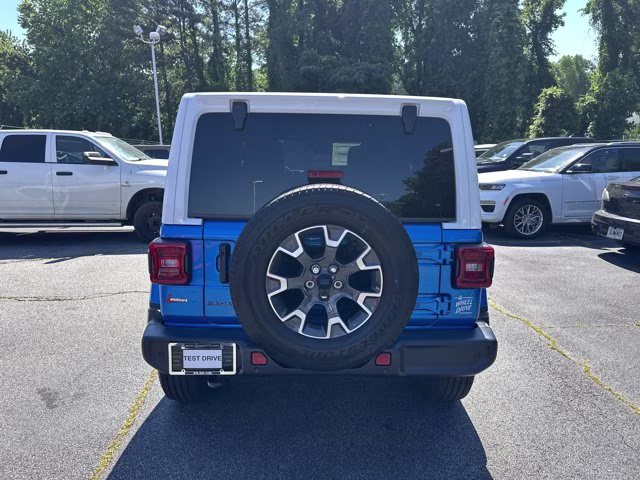 2026 Hydro Blue Pearl Coat Jeep Wrangler Sahara 4X4 Convertible