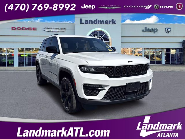 2023 Bright White Clearcoat Jeep Grand Cherokee Limited 4X4 SUV