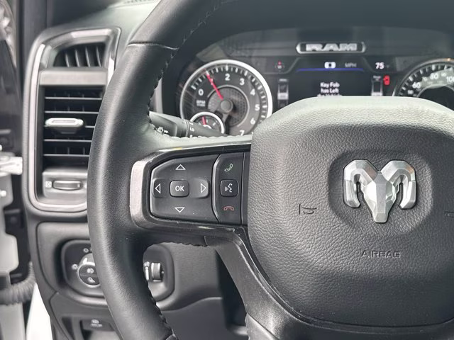 2023 Bright White Clearcoat Ram 1500 Big Horn 4X4 Truck