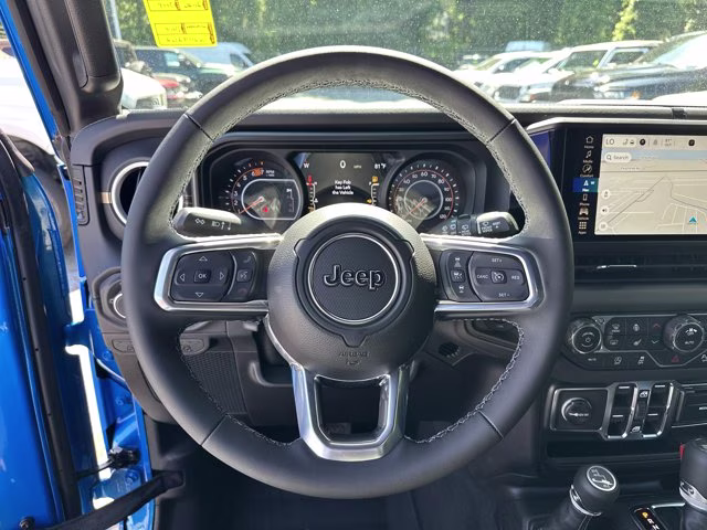 2026 Hydro Blue Pearl Coat Jeep Wrangler Sahara 4X4 Convertible
