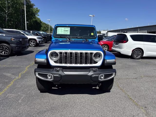 2026 Hydro Blue Pearl Coat Jeep Wrangler Sahara 4X4 Convertible